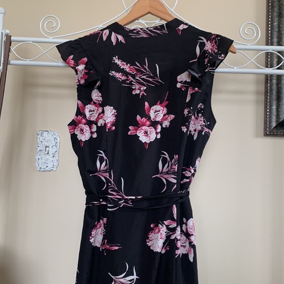 NWT Judith & Charles black raspberry floral dress Nordstrom - Picture 8 of 10